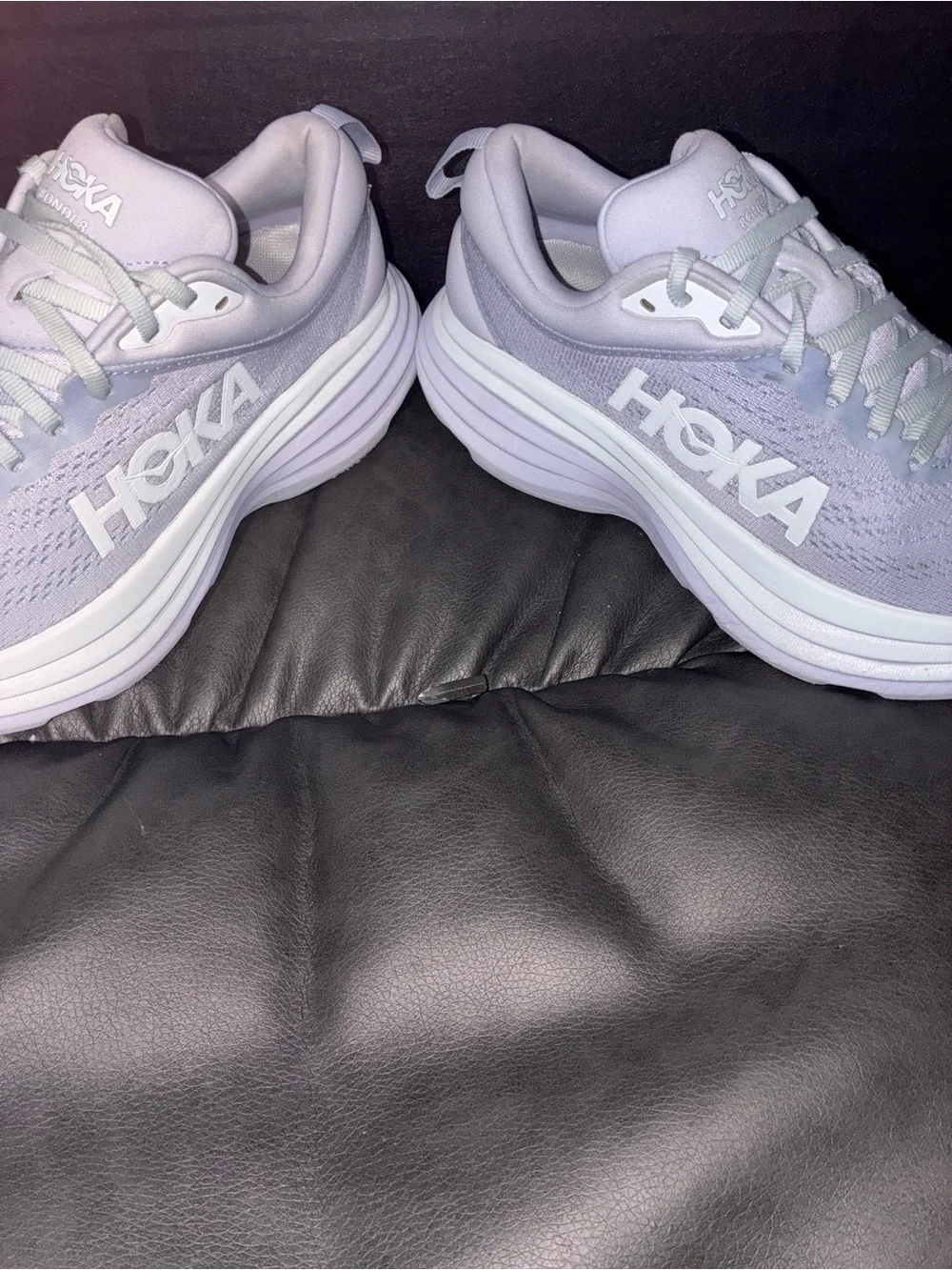 Hoka Women's Lavender Athletic Running Shoes - Picture 4 of 9